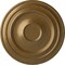 Ekena Millwork Traditional Ceiling Medallion (Fits Canopies up to 5 1/2"), 24 3/8"OD x 1 1/2"P, Pale Gold CM24TRPAS - alternate 1